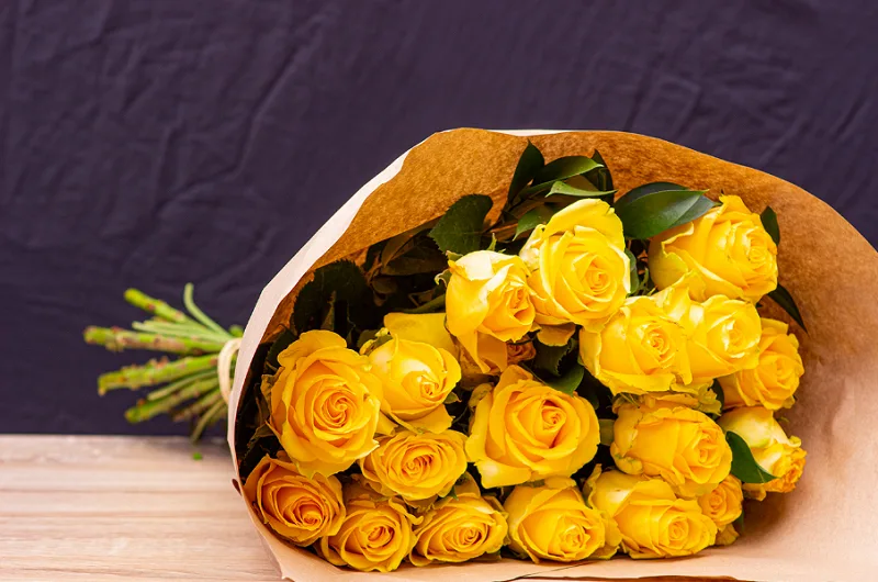 Ý nghĩa hoa hồng vàng theo số lượng bông