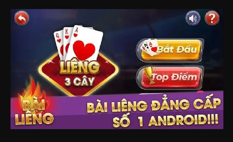 Thứ tự mạnh yếu của các bộ bài liêng 3 cây online